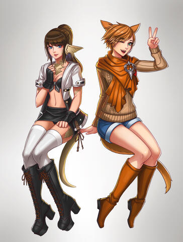 Gift from @KrystalKaandi by @LukrevaDraws